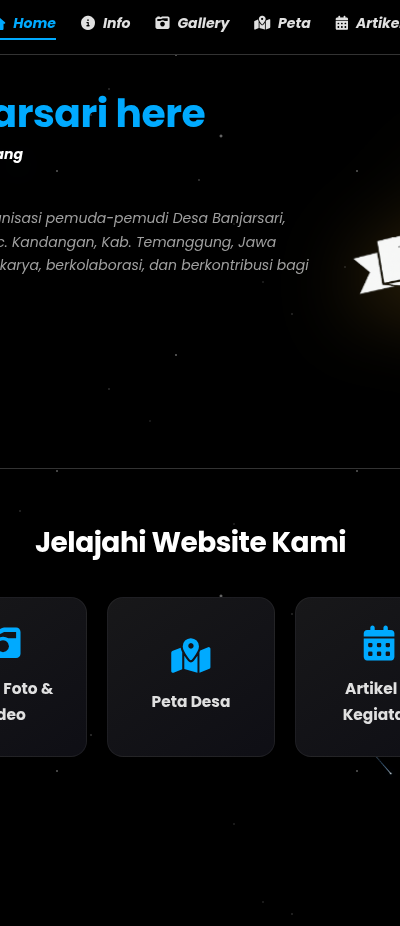 Banjarsari Youth Organization Portal