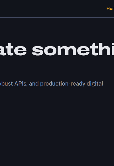 Portfolio & Showcase — This Site
